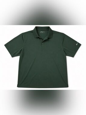 Nike Golf Mens Dri-FIT Performance Polo Shirt Forest Green‎ XL Short Sleeve